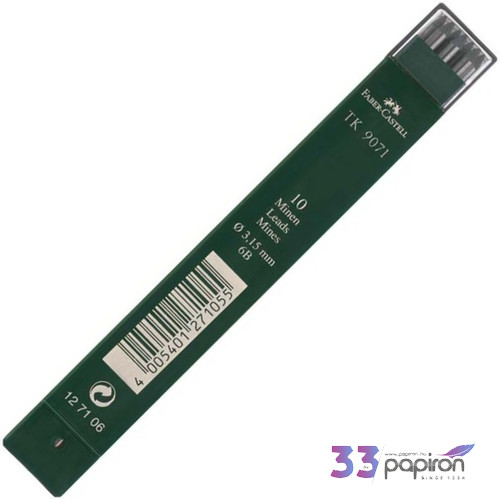 Faber-Castell töltőceruzabetét 3,15mm 6B 10szál/doboz 127106