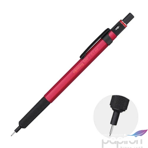 Nyomósiron Rotring 0,5mm 500 piros