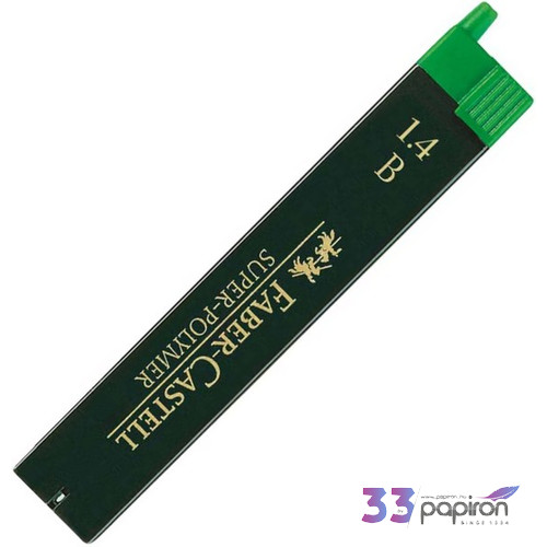 Faber-Castell nyomósironbetét Super-Polymer 1,4mm B 12szál 121411