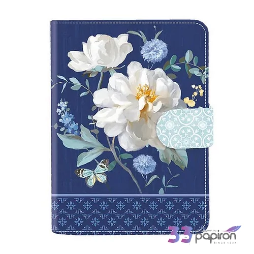 Okmánytartó tok Argus White rose1602
