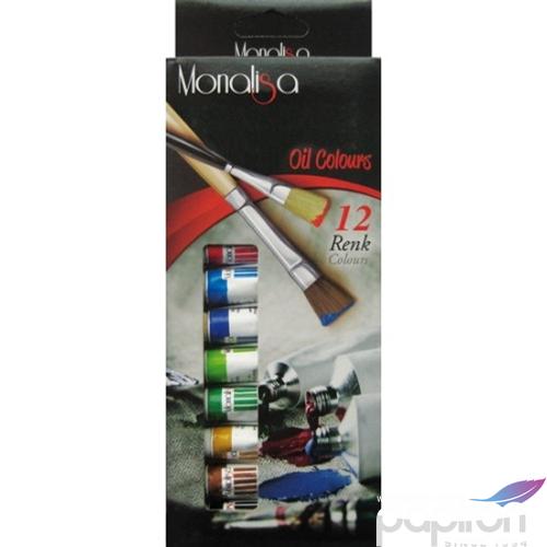 Olajfesték készlet Mona Lisa 12x12ml tubusos