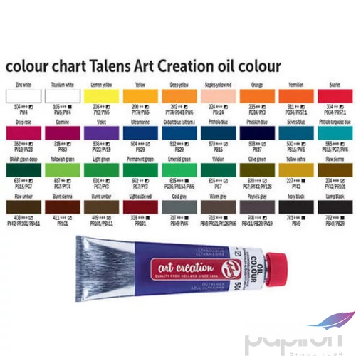 Olajfesték Royal Talens 40ml 616-sötétzöld Art Creations Művészeti kellék !