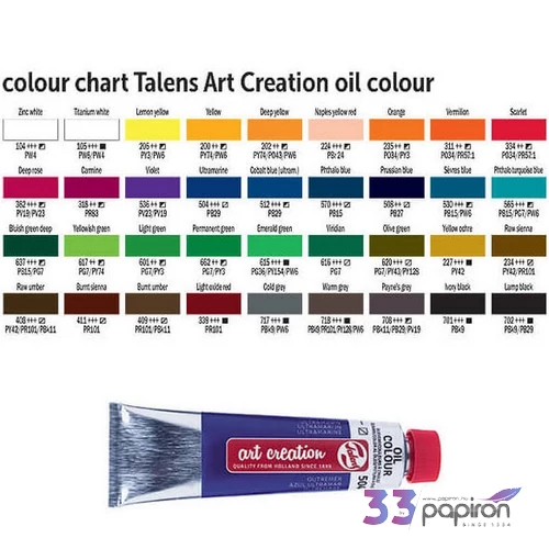 Olajfesték Royal Talens 40ml 708-Payne's Grey Művészeti kellék !