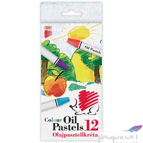 Olajpasztell 12 Süni ICO Sünis olajpasztell iskolaszer- tanszer