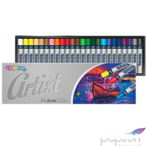 Olajpasztell kréta 24-es Artist kerek 24szín művész pasztell