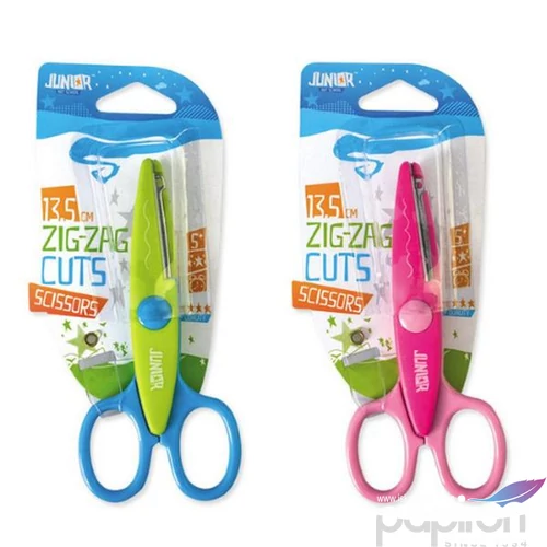 Olló 13,5cm Zig-zag junior 2 féle 131521