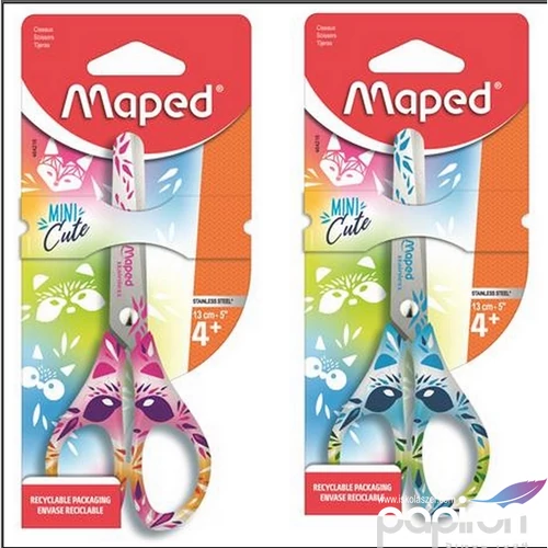 Olló 13cm Maped iskolai, Mini Cute, vegyes színek IMA464216