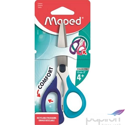 Olló 13cm Maped iskolai, Sensoft Asym, vegyes színek IMA484410