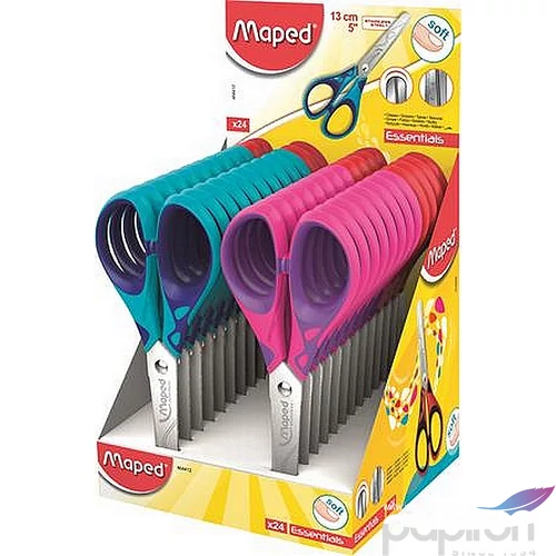 Olló 13cm Maped Essentials Soft iskolai olló Irodai kiegészítők MAPED 464412