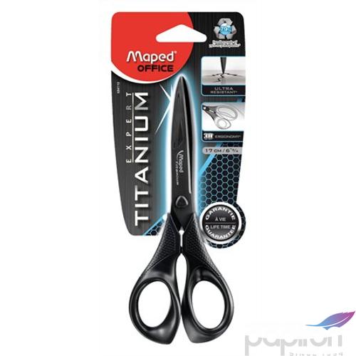 Olló 17cm Maped Expert Titanium általános olló Irodai kiegészítők MAPED 684110