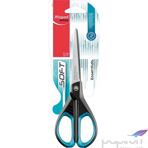 Olló 17cm Maped Essentials Soft irodai olló Irodai kiegészítők MAPED 468210