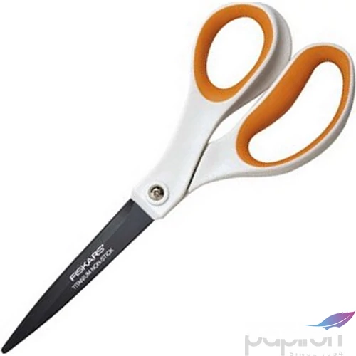 Olló 20cm Fiskars Non-Stick általános tapadásmentes olló fehér Irodai kiegészítők FISKARS 1004721