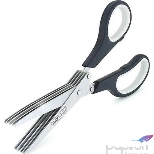 Olló 20cm Rapesco 5pengés speciális konyhai aprító olló Irodai kiegészítők RAPESCO 1599