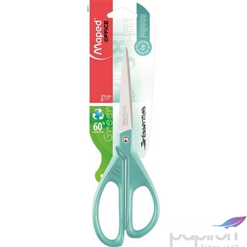 Olló 21cm Maped Essentials Green irodai olló türkizkék Irodai kiegészítők MAPED 468111