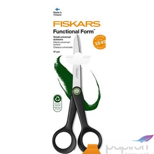 Olló általános 17cm FISKARS Functiona Form Renew fekete