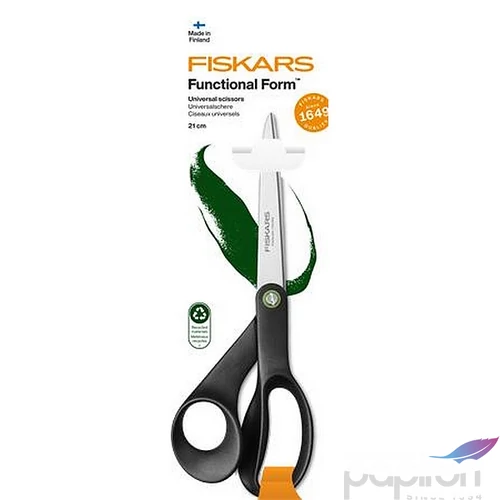 Olló általános 21cm FISKARS Functiona Form Renew fekete