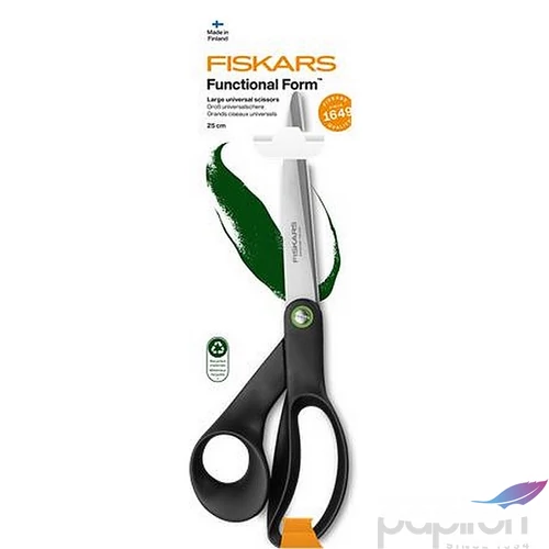 Olló általános 25cm FISKARS Functiona Form Renew fekete