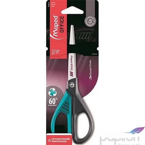 Olló irodai 17cm MAPED Essentials Green Deco vegyes színek