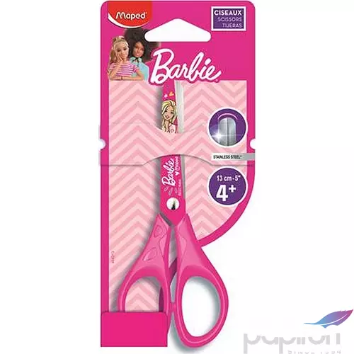 Olló iskolai 13cm Maped Barbie 