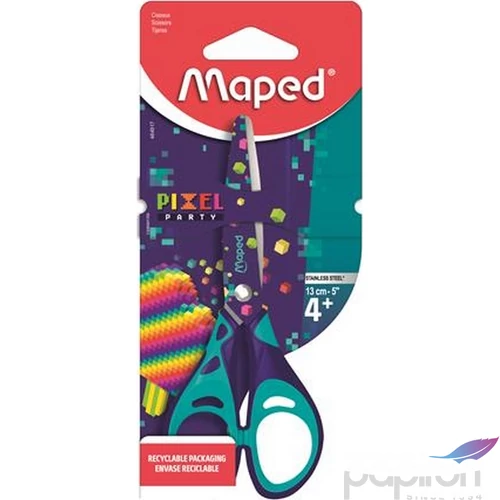 Olló 13cm Maped iskolai Pixel Party IMA464917