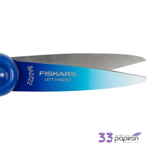 Olló iskolai 15cm balkezes FISKARS ombré kék