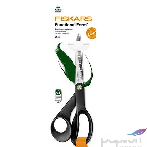 Olló kerti 21cm FISKARS Functiona Form Renew fekete