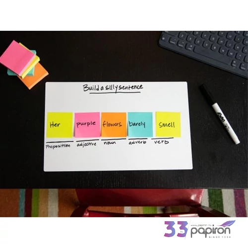 Öntapadó jegyzettömb 76x76 mm 450 lap 3M POSTIT vegyes színek