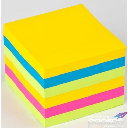 Öntapadó jegyzettömb, Z 76x76mm 6x90 lap, 3M POSTIT Super Sticky Rio
