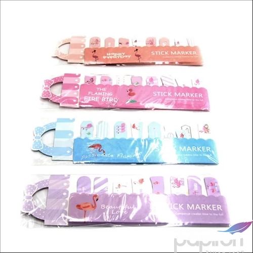 Öntapadó Jelölőcímke flamingós sticky marker