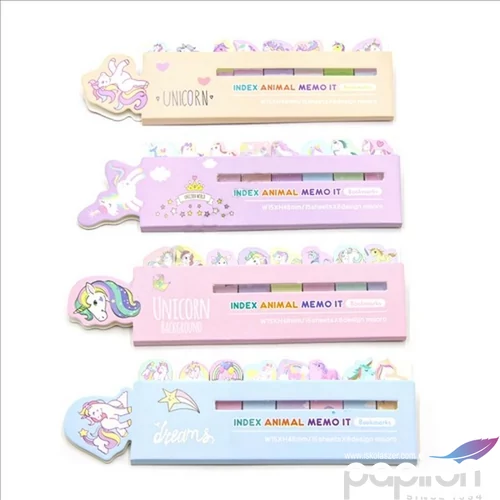 Öntapadó Jelölőcímke unikornisos sticky marker