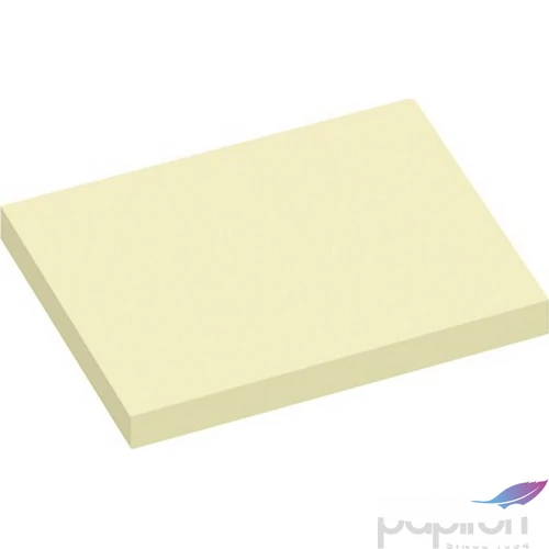 Öntapadós jegyzettömb Info Notes 100x75 mm 100 lapos sárga