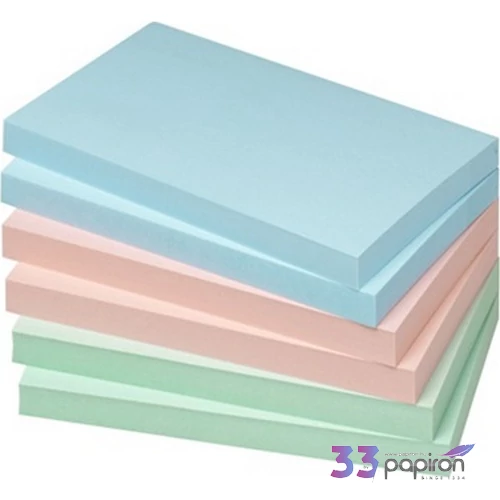Öntapadós jegyzettömb Info Notes 125x75 mm 100 lapos pasztellszínek