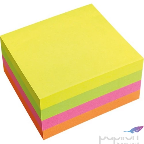 Öntapadós jegyzettömb Info Notes 75x75 mm 320 lapos élénk vegyes színek