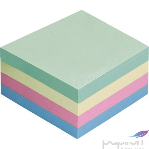 Öntapadós jegyzettömb Info Notes 75x75 mm 400 lapos pasztell vegyes színek