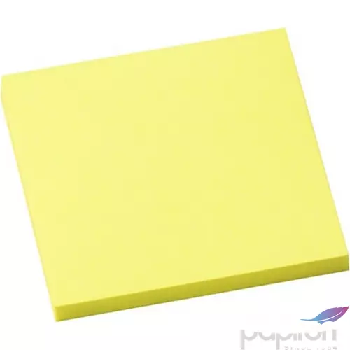 Öntapadós jegyzettömb Info Notes 75x75 mm 80 lapos élénk sárga