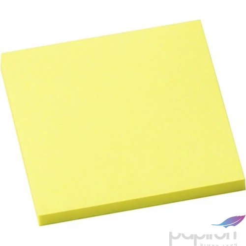 Öntapadós jegyzettömb Info Notes 75x75 mm 80 lapos élénk sárga