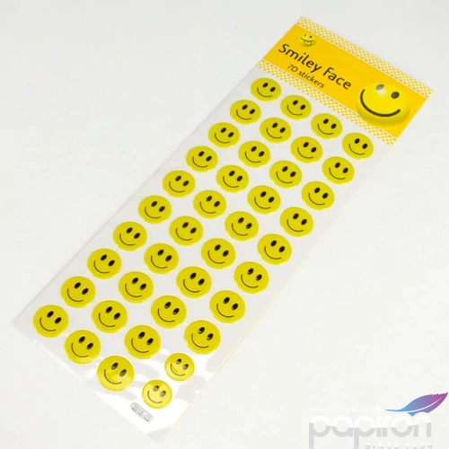 Öntapadós mosolygós arcok 40db/lap 