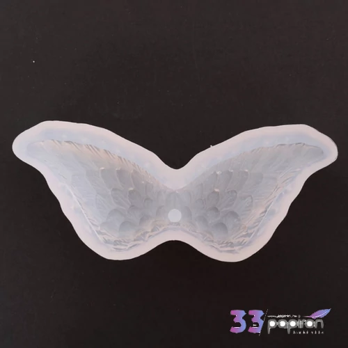 Öntőforma szilikon átlátszó angyalszárny 12 x 4 x 1,3 cm 5 db/csom