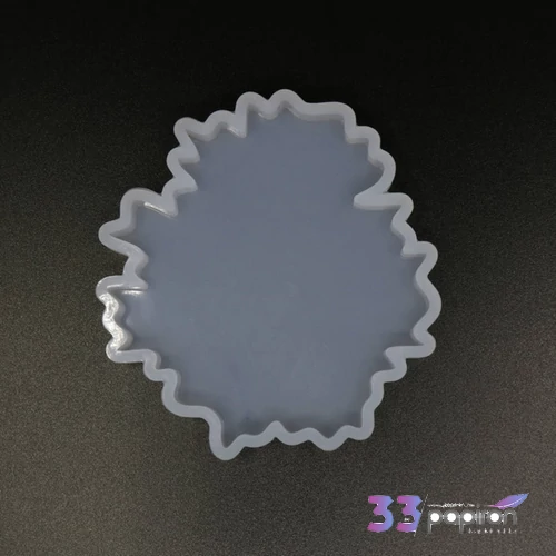 Öntőforma szilikon átlátszó geóda ovális 9 x 8,5 x 1 cm 5 db/csom