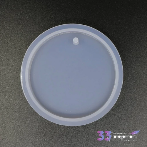 Öntőforma szilikon átlátszó kör 7 x 1,2 cm 5 db/csom