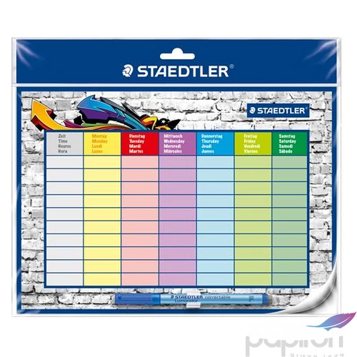 Órarend Staedtler Törölhető, öntapadós 641 SP2