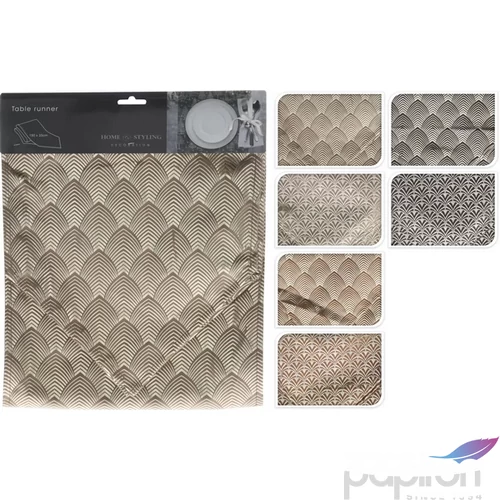 Asztalközép textil 6 féle, 32x150cm Asztalterítő kiegészítő kpm