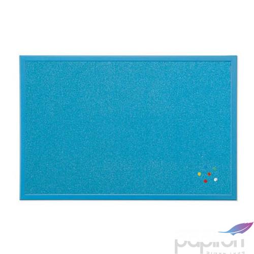Parafatábla 40x60 Bi-Office fakeretes kék