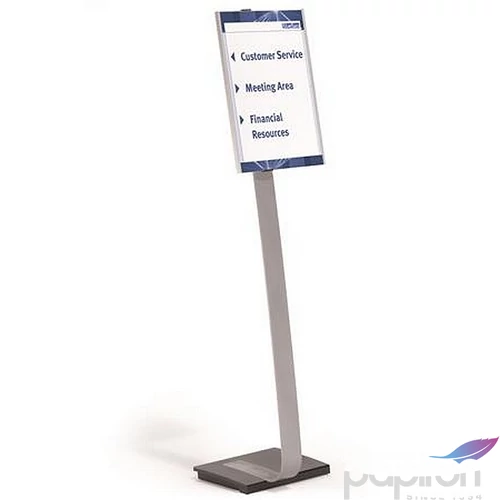 Padlóállvány A3 DURABLE INFO SIGN ezüst 