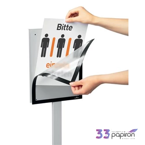 Padlóállvány A4 DURABLE INFO STAND BASIC antracit-szürke