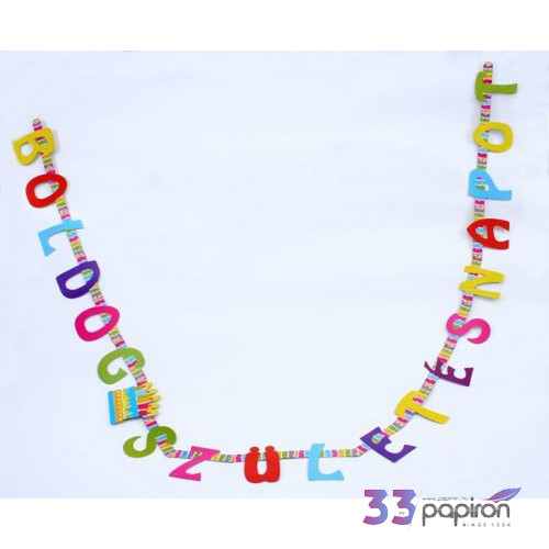 Party banner Boldog Születésnap 1, 6m