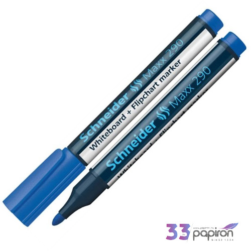 Táblamarker Schneider Maxx 290' 2-3mm kerek hegyű kék Írószerek SCHNEIDER 129003