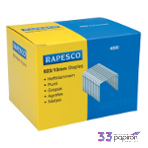 Tűzőkapocs 923/14 Rapesco 120lap 1000db/dob erős horganyzott acél Irodai kisgépek RAPESCO S92314Z3