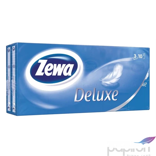 Papír zsebkendő 3rétegű 10x10db ZEWA Deluxe illatmentes KHHZ05