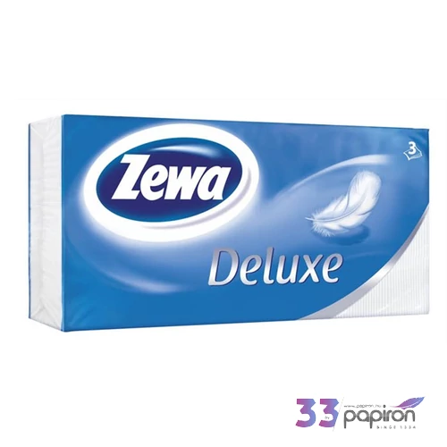 Papírzsebkendő 3rétegű 90db ZEWA Deluxe illatmentes KHHZ05